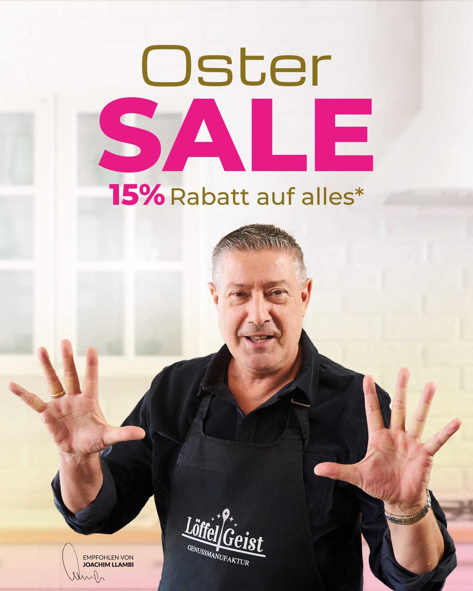 Oster Sale 15% Rabatt