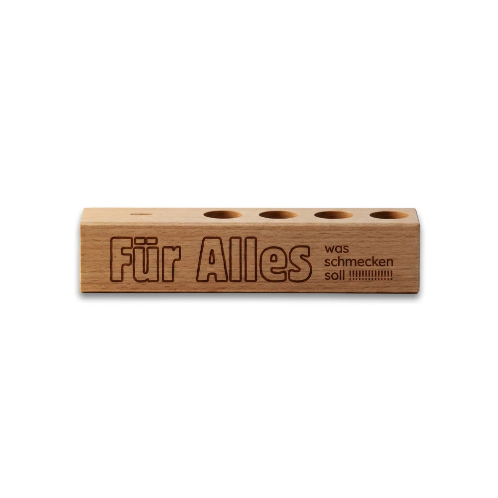 4er Gewürzständer Für alles was schmecken soll!