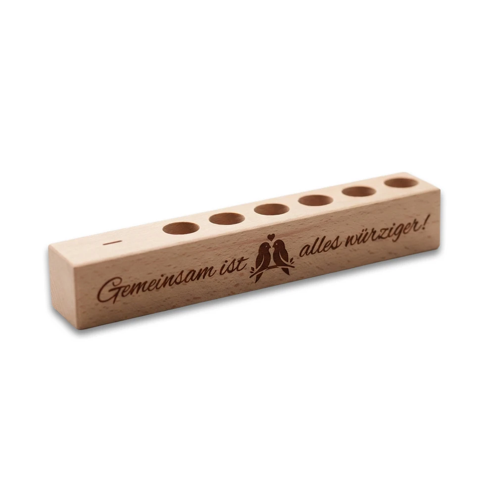 6er Gewürzständer Gemeinsam ist alles würziger!
