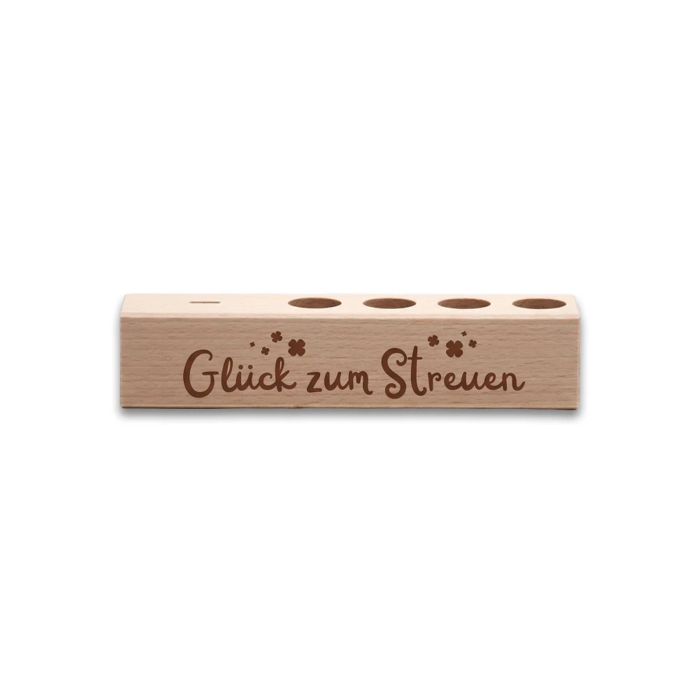 4er Gewürzständer Glück zum Streuen