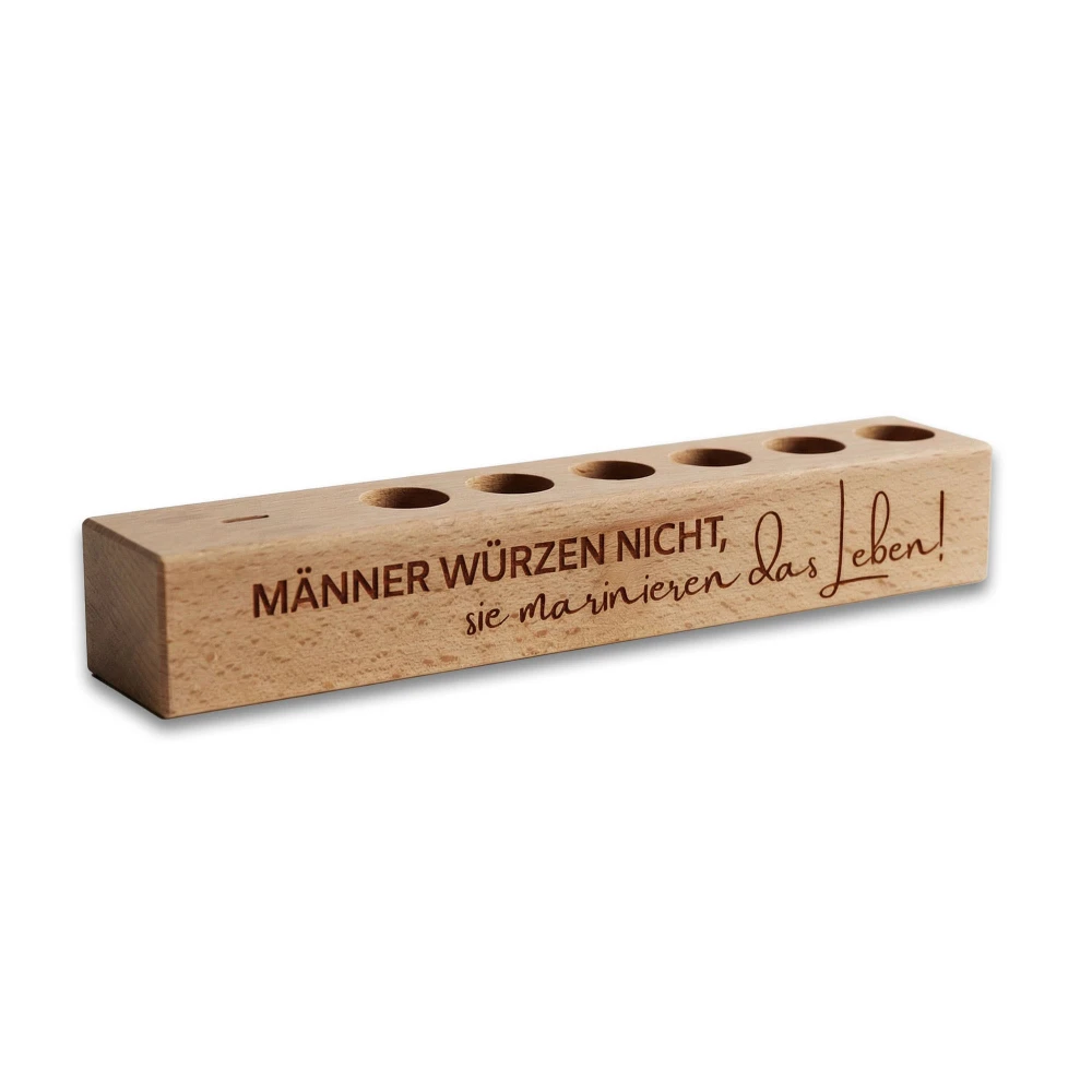 6er Gewürzständer Männer würzen nicht, sie marinieren das Leben!