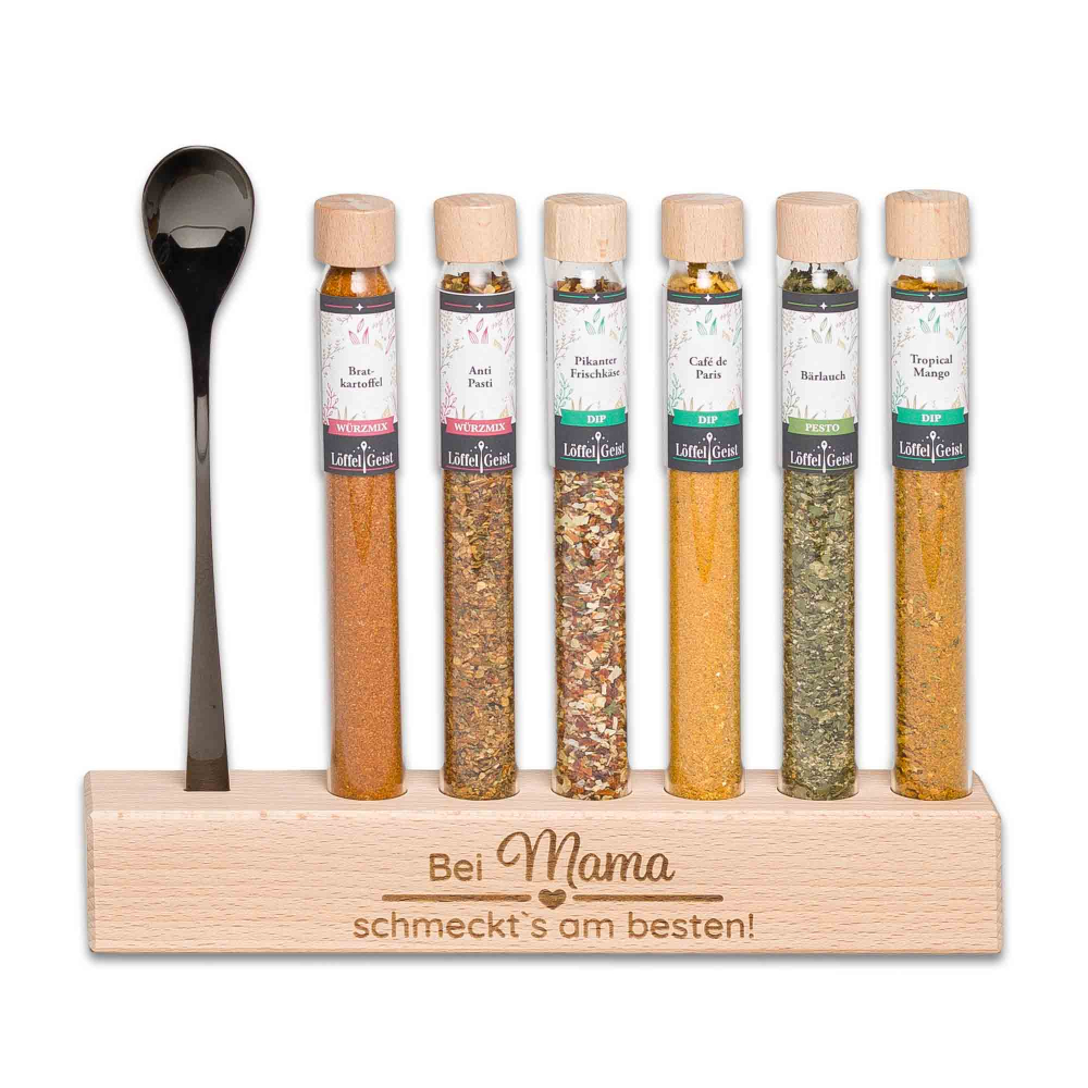 Gewürzset Geschenkset Bei Mama schmeckt´s am besten!