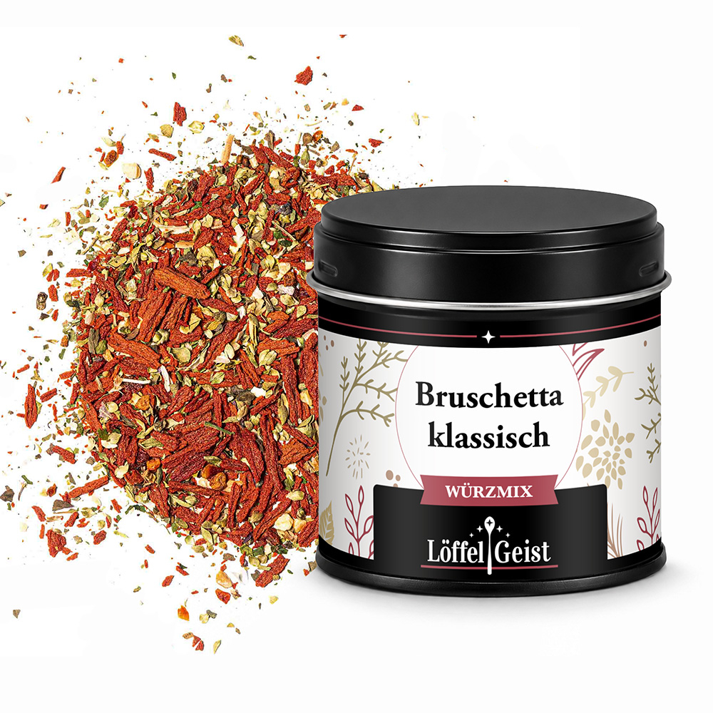 Preview: Bruschetta klassisch Würzmix - Gewürzdose