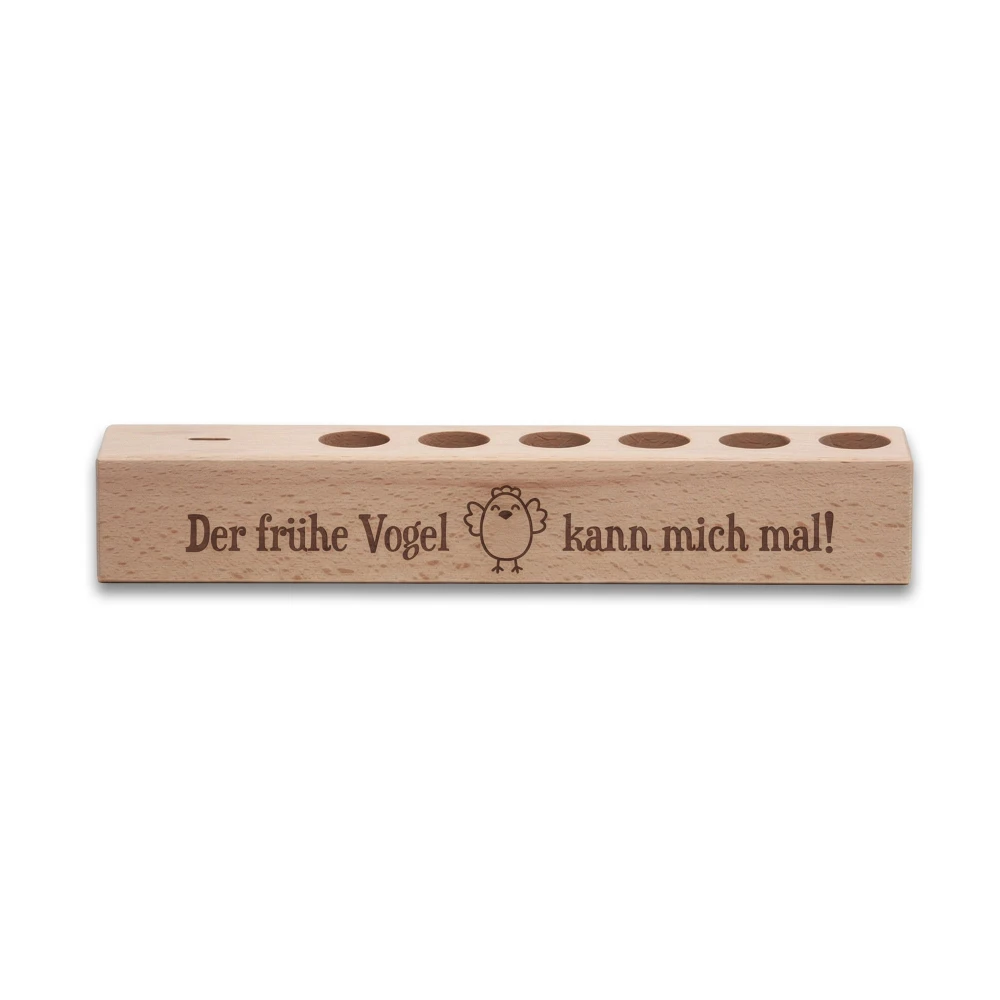 6er Gewürzständer Der frühe Vogel kann mich mal!