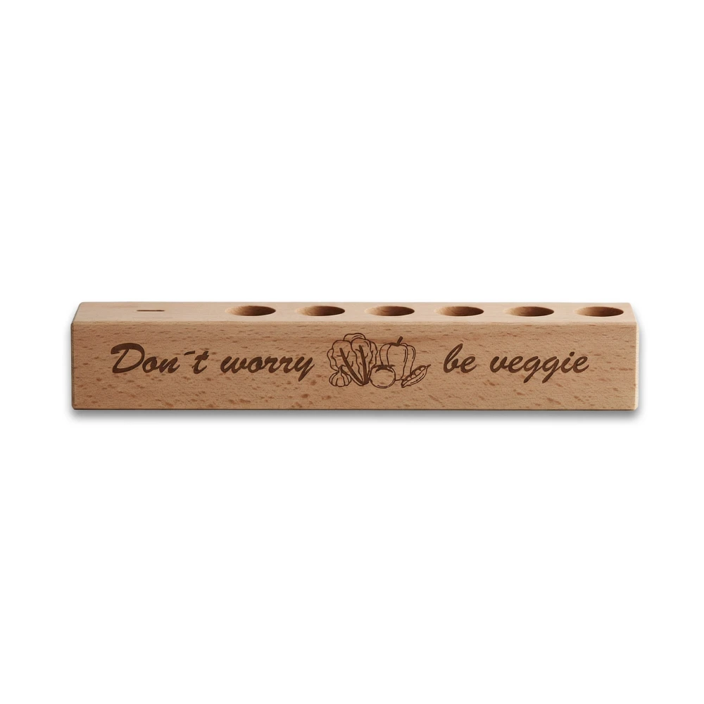 6er Gewürzständer Don‘t worry be veggie