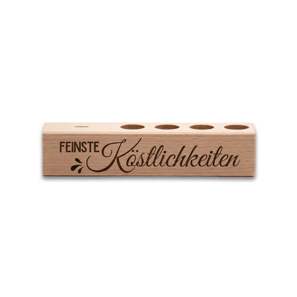 4er Gewürzständer Feinste Köstlichkeiten