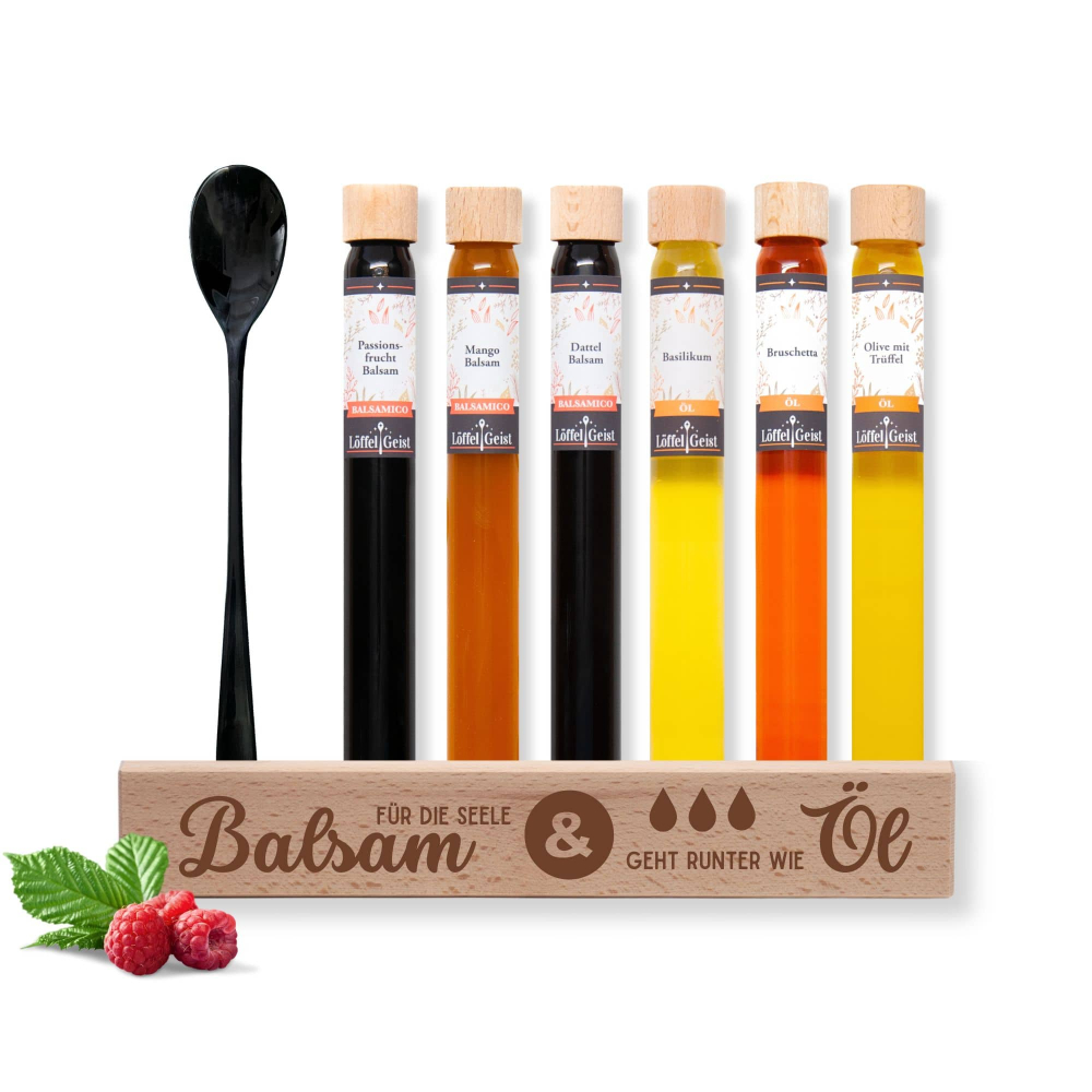 Preview: Geschenset Essig Öl Set Balsam, geht runter wie Öl