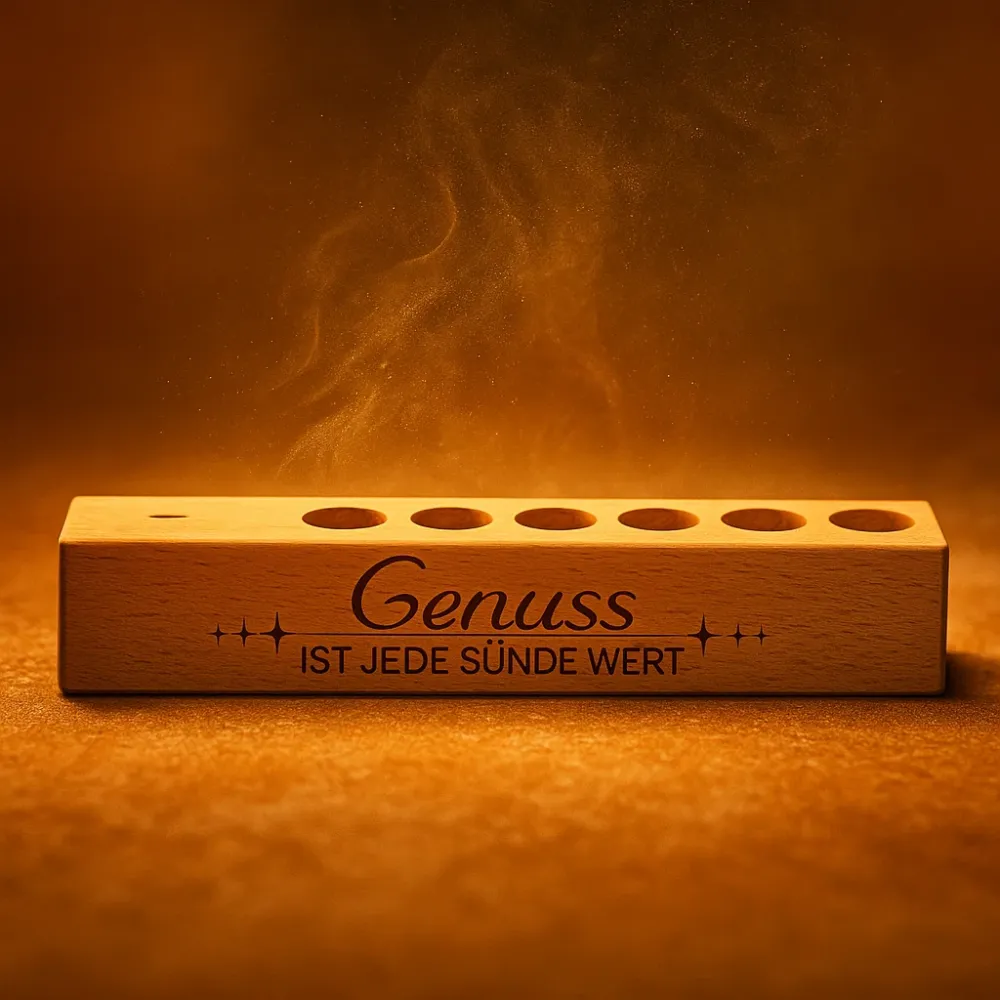 Preview: 6er Gewürzständer Genuss ist jede Sünde wert