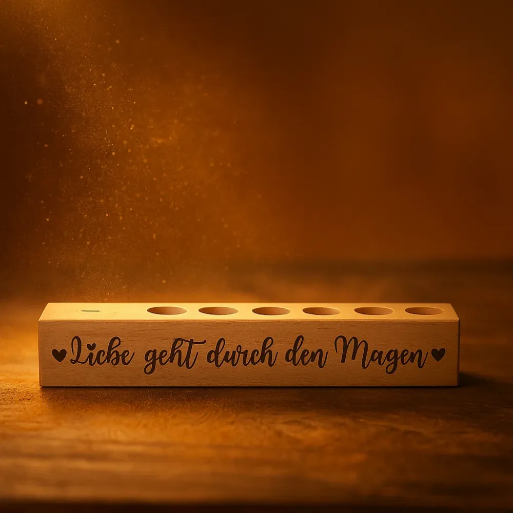 Preview: 6er Gewürzständer Liebe geht durch den Magen