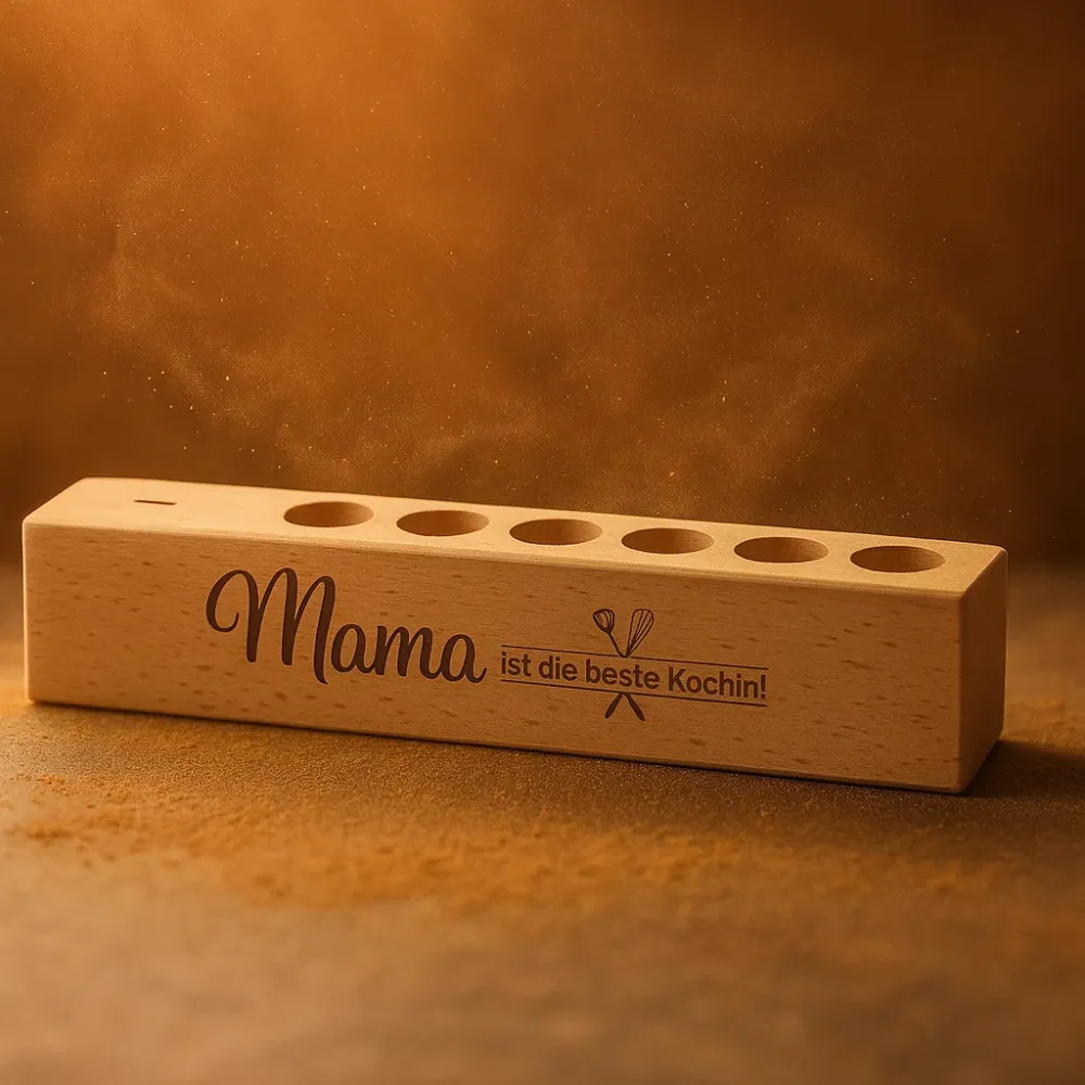 Preview: 6er Gewürzständer Mama ist die beste Köchin!