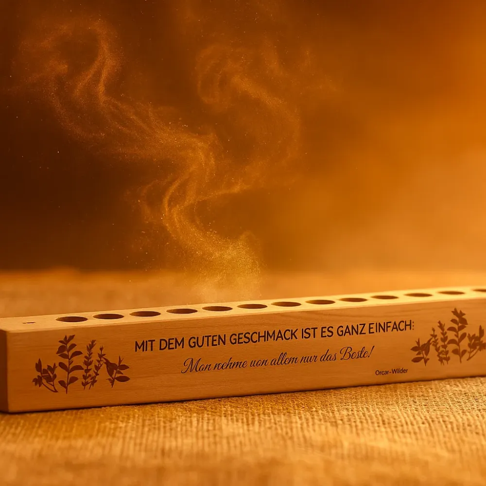 Preview: 12er Gewürzständer Mit dem guten Geschmack ist das ganz einfach: Man nehme von allem nur das Beste!