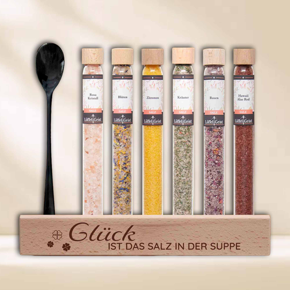 Preview: Glück ist das Salz in der Suppe - Gewürzset