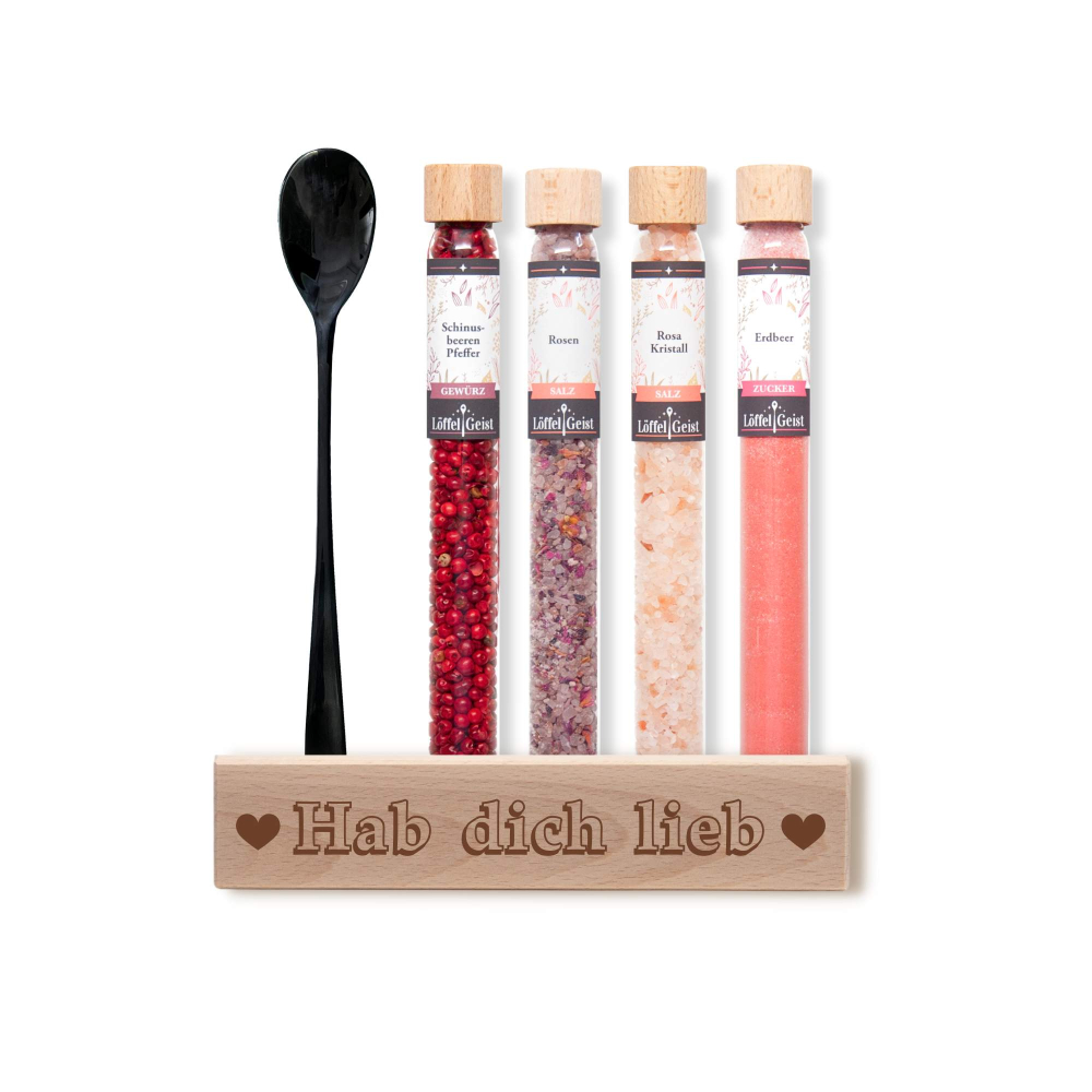 Preview: Gewürzset Hab dich lieb