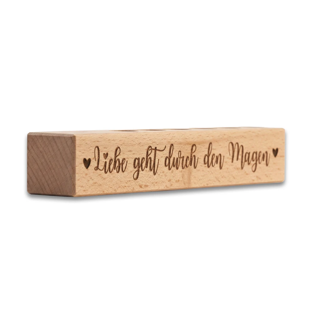 6er Gewürzständer Liebe geht durch den Magen