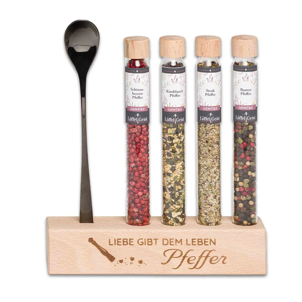 Gewürzset Liebe gibt dem Leben Pfeffer