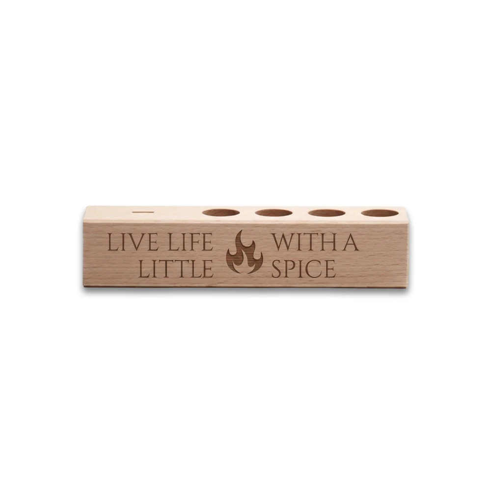 4er Gewürzständer Live Life with a little Spice