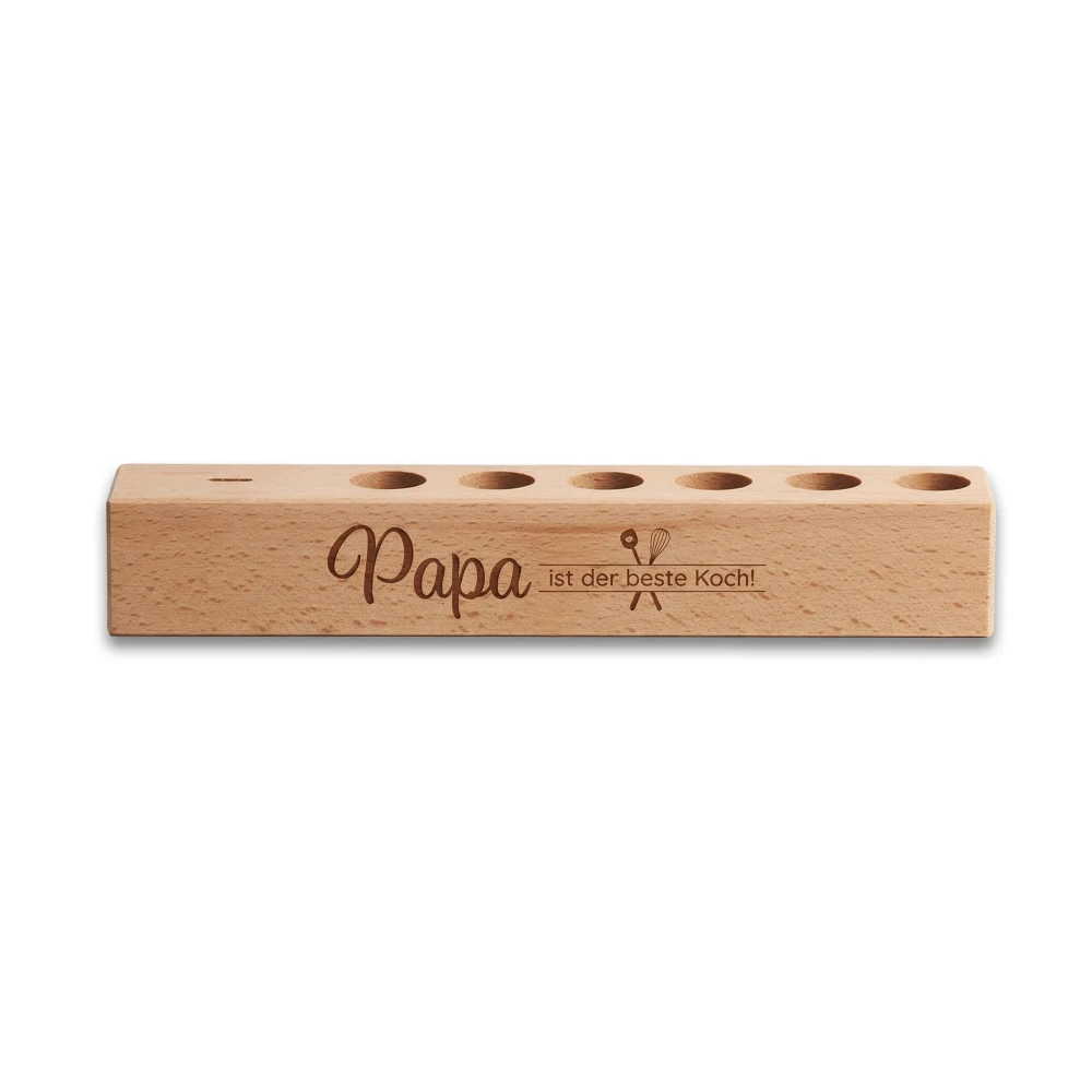 6er Gewürzständer Papa ist der beste Koch!