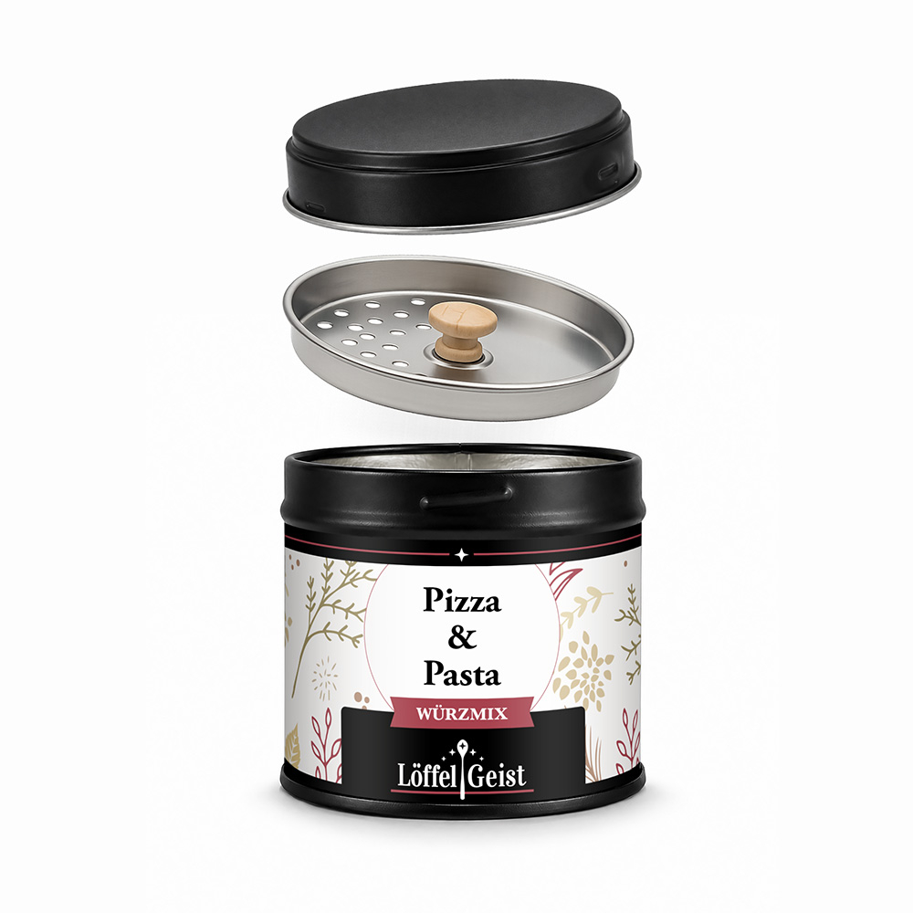 Preview: Pizza & Pasta Würzmix - Gewürzdose