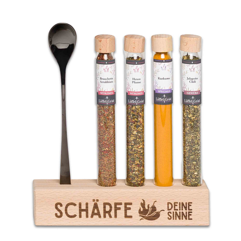 Gewürzset Geschenkset Schärfe deine Sinne