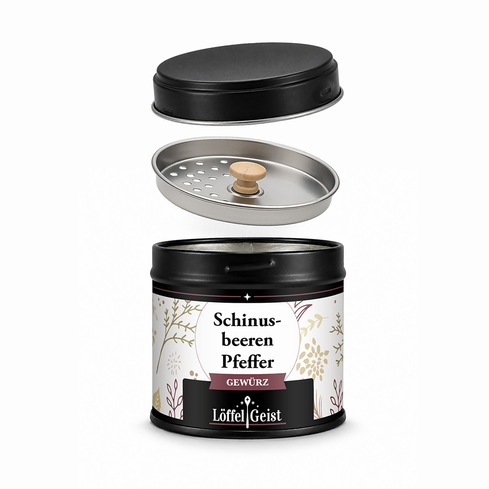 Preview: Schinusbeeren Pfeffer Gewürz - Gewürzdose
