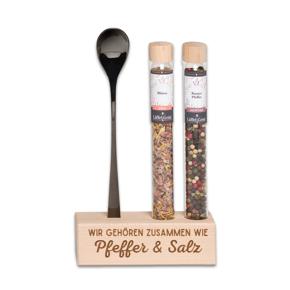 Gewürzset Wir gehören zusammen wie Pfeffer & Salz