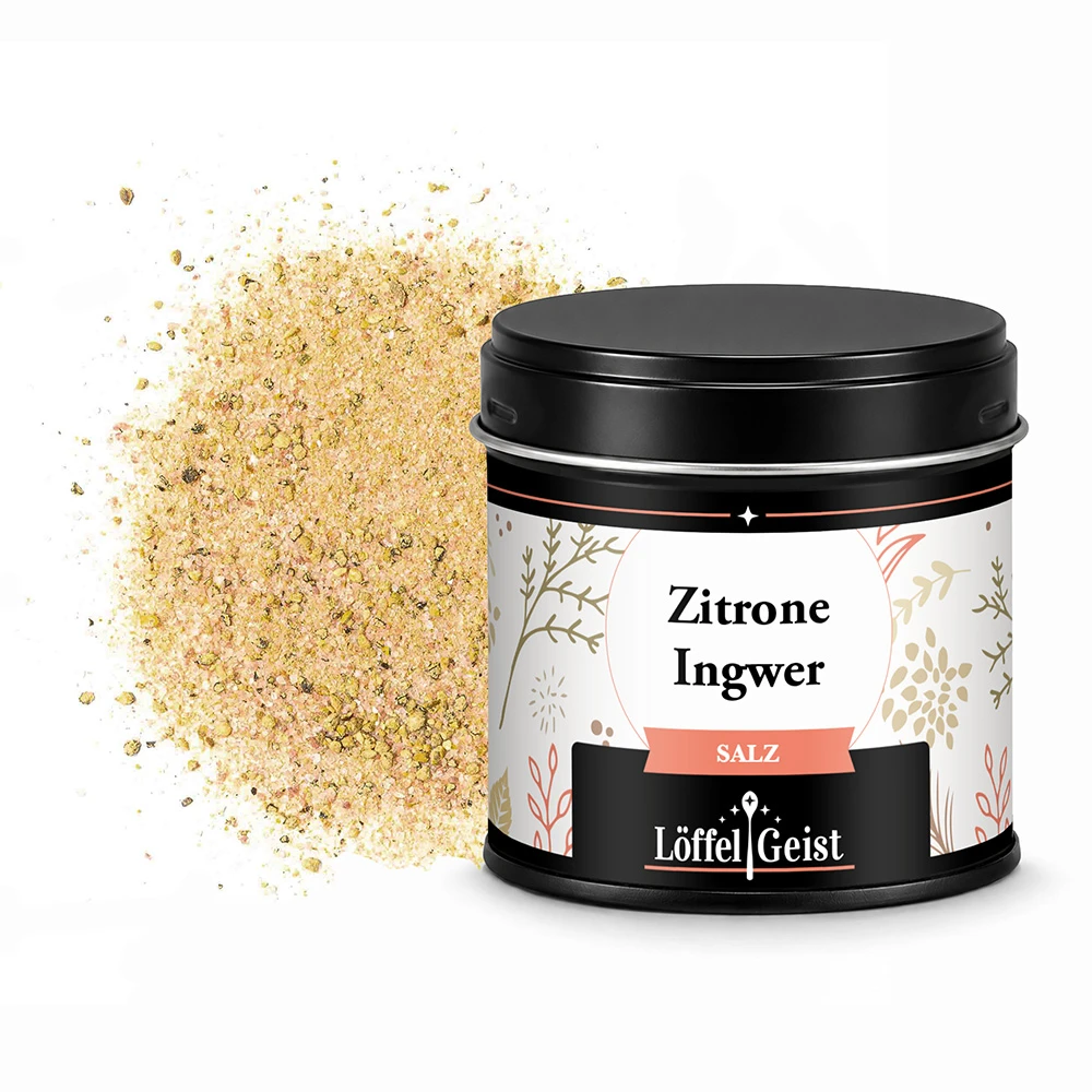 Zitrone Ingwer Salz in Dose