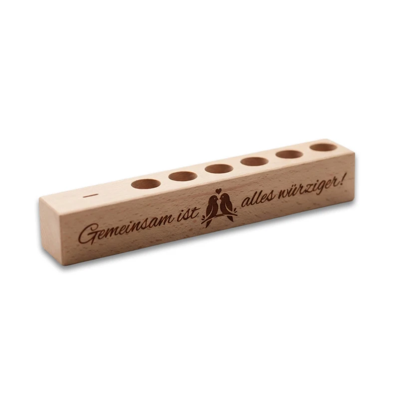 6er Gewürzständer Gemeinsam ist alles würziger!