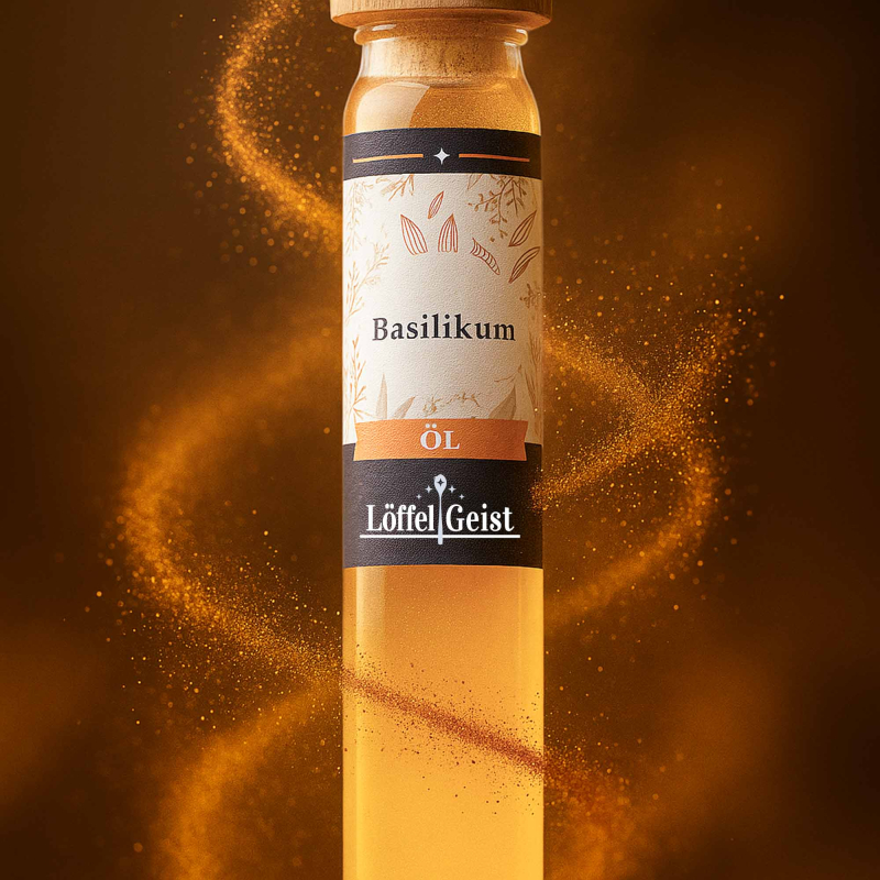 Basilikum Öl Textur