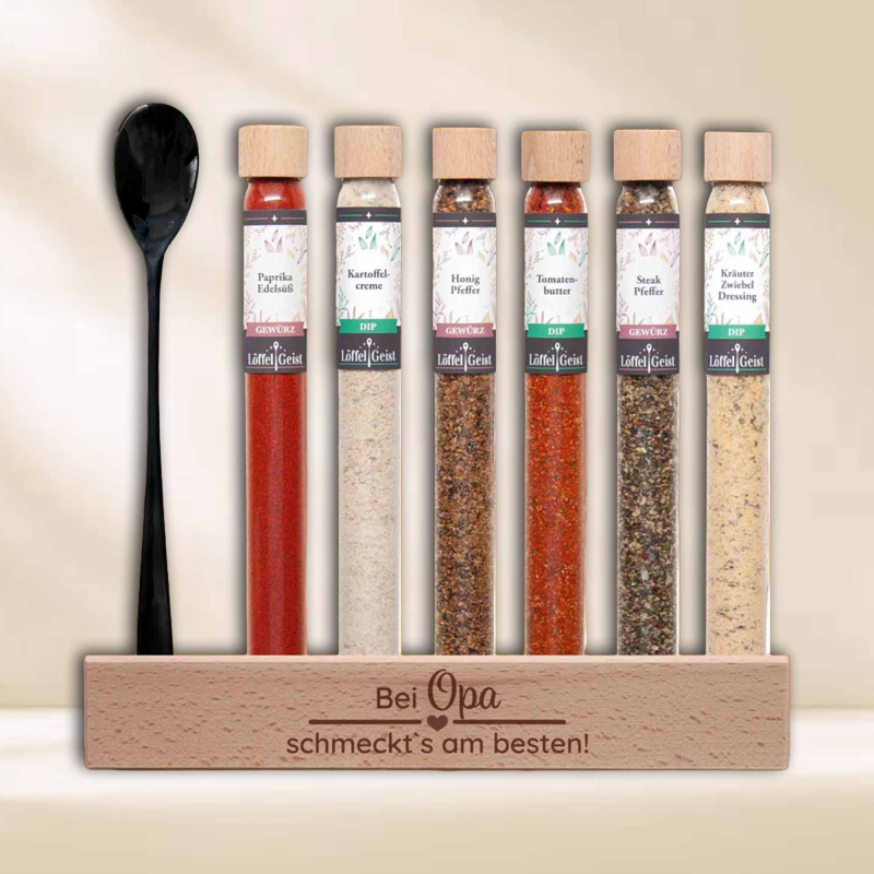 Geschenkset Gewürzset Bei Oma schmeckt´s am besten!