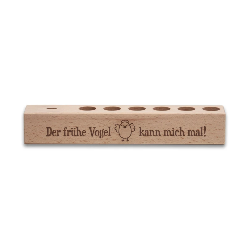6er Gewürzständer Der frühe Vogel kann mich mal!