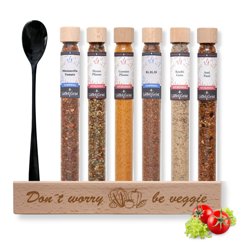 Gewürzset Geschenkset Don´t worry be veggie
