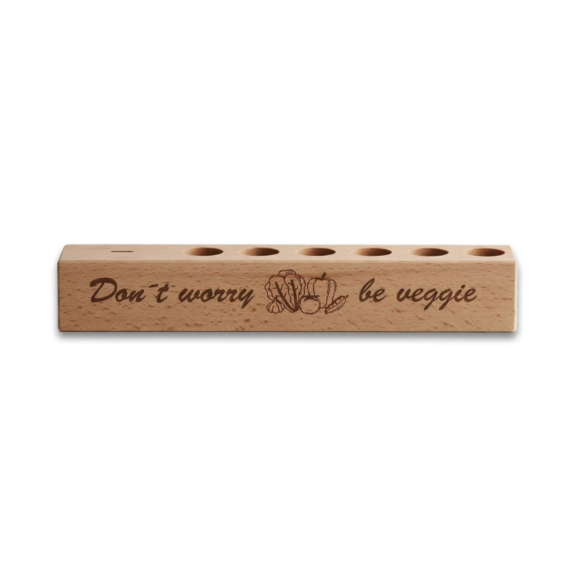 6er Gewürzständer Don‘t worry be veggie