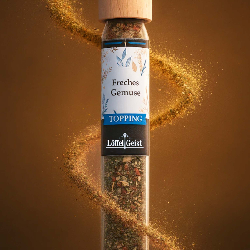 Freches Gemüse Topping Textur