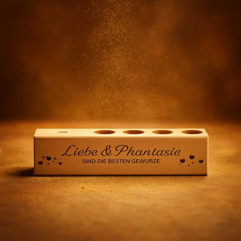 4er Gewürzständer Liebe & Phantasie sind die besten Gewürze
