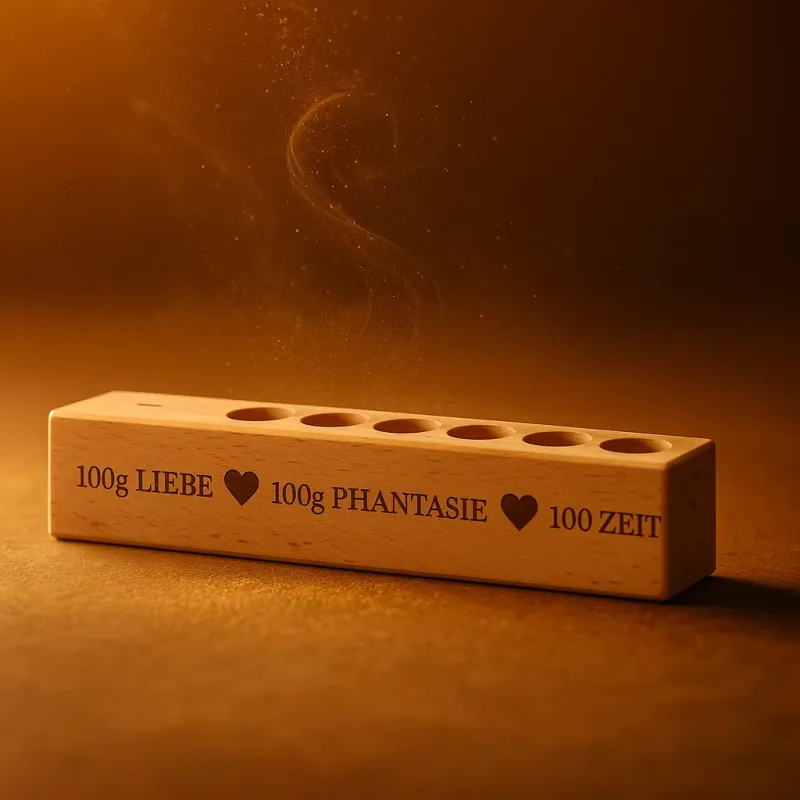 6er Gewürzständer 100g Liebe 100g Phantasie 100g Zeit