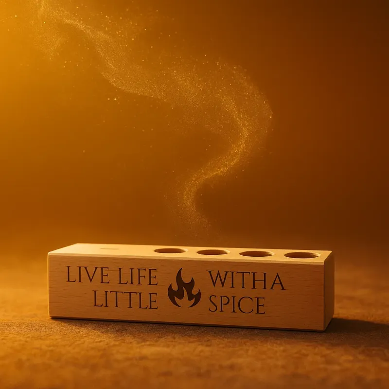 4er Gewürzständer Live Life with a little Spice