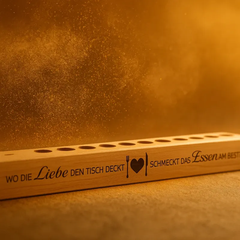 12er Gewürzständer Wo die Liebe dem Tisch deckt schmeckt das Essen am Besten