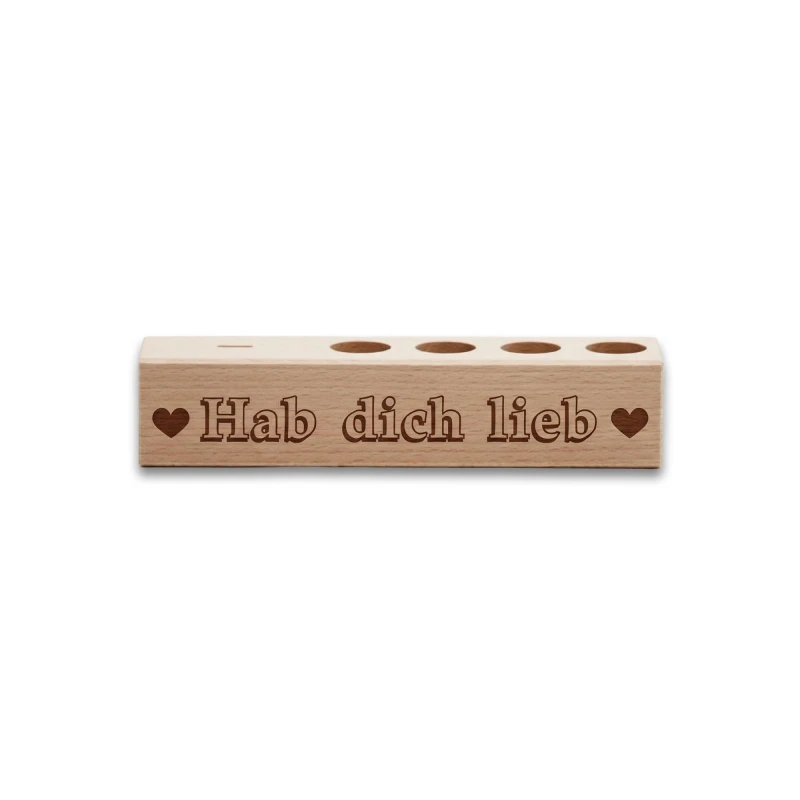 4er Gewürzständer Hab dich lieb