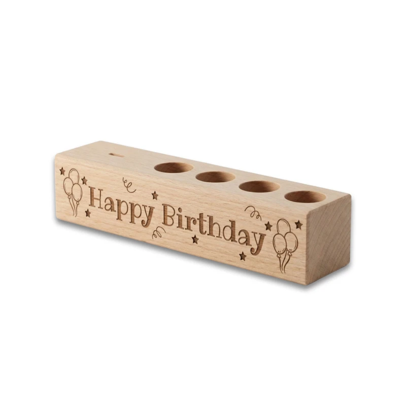 4er Gewürzständer Happy Birthday