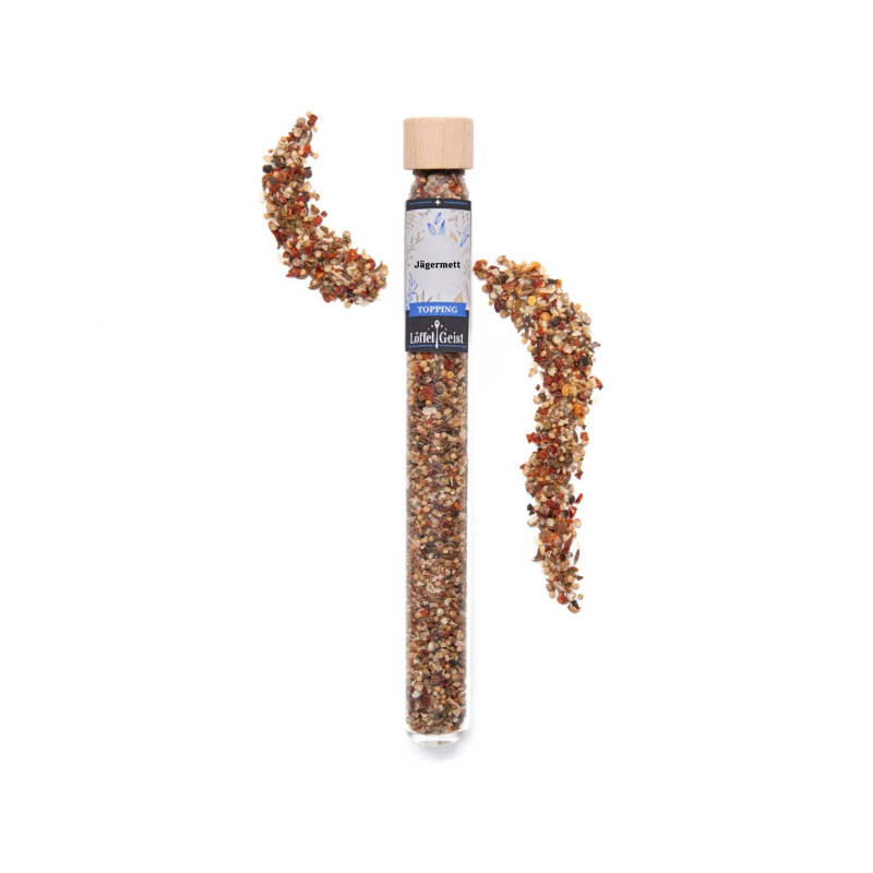 Jägermett Topping im Reagenzglas