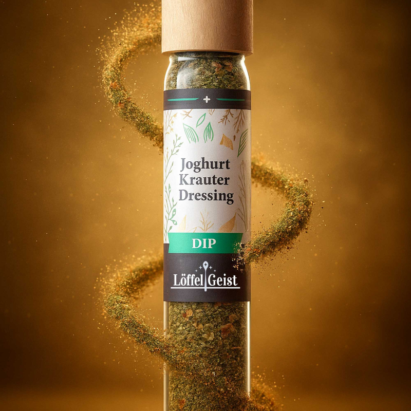 Joghurt Kräuter Dressing Dip Textur