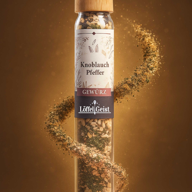 Knoblauch Pfeffer Textur