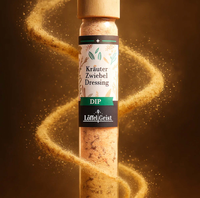 Kräuter Zwiebel Dressing Textur