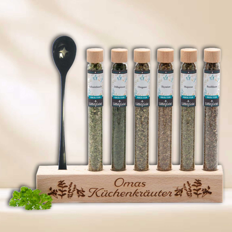 Gewürzset Geschenkset Omas Küchenkräuter