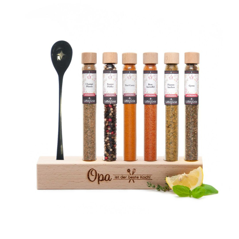 Gewürzset Geschenkset Opa ist der beste Koch