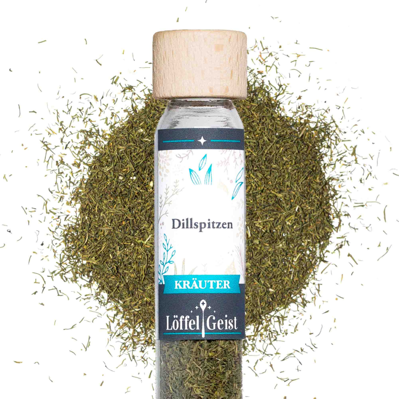 Dillspitzen im Reagenzglas