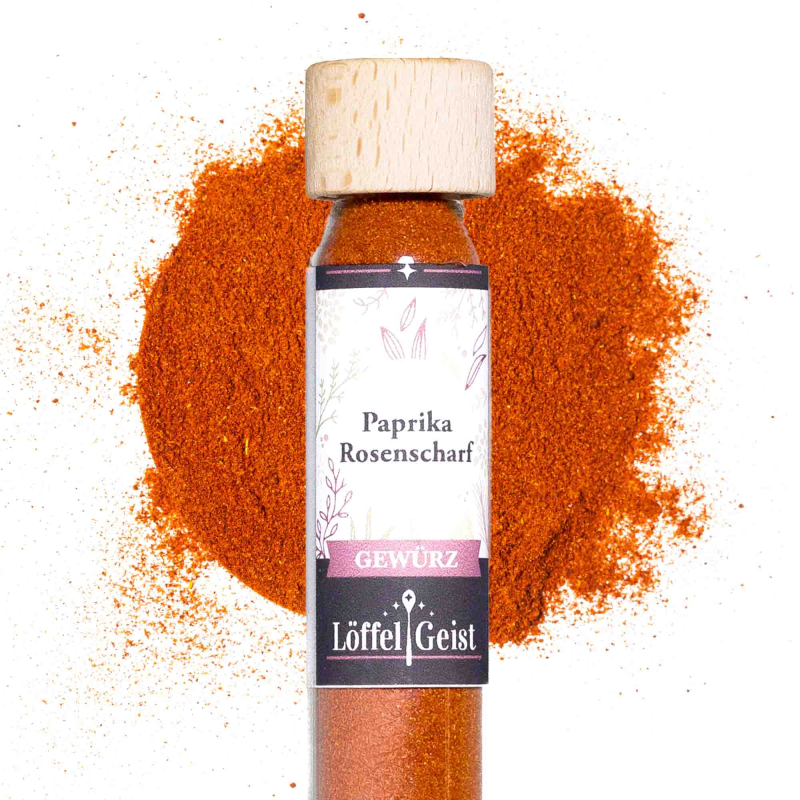 Paprika Rosenscharf im Reagenzglas