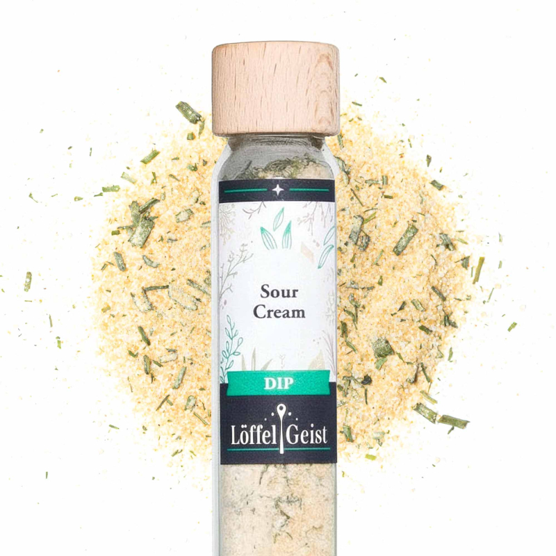 Sour Cream Gewürzmischung im Reagenzglas