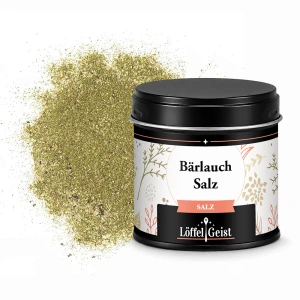 Bärlauch Salz in Dose