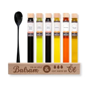 Geschenset Essig Öl Set Balsam, geht runter wie Öl